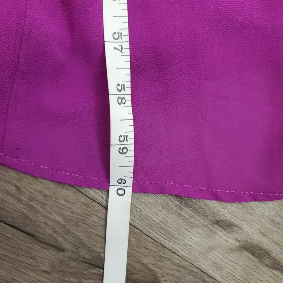 Lulus Dress Womens XL Maxi Super Starlet Magenta Lace Up Sleeveless Purple Pink - Picture 11 of 12